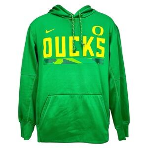Nike Oregon Ducks Hoodie Men’s/Unisex Medium Green Dri-FIT‎